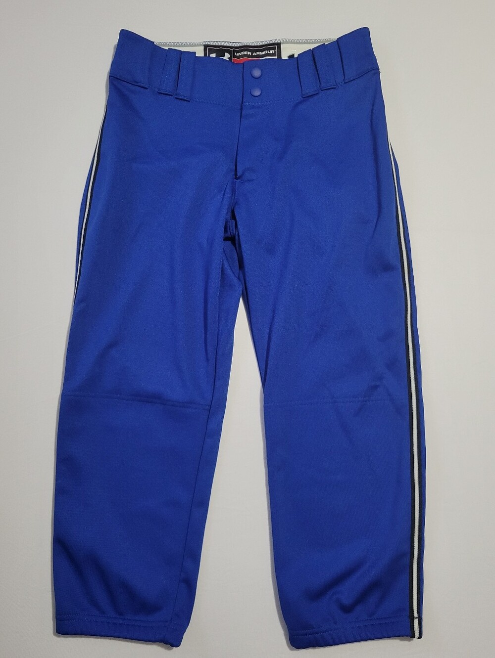 Under Armour Blue With Black/White Stripe Baseball Pants